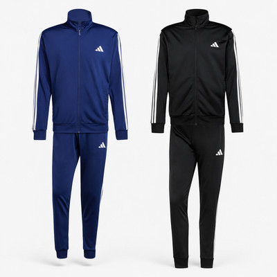 Adidas Mens Tracksuit Sportswear Basic 3-Stripes Joggers Size S New