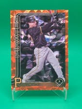 2025 Topps Series 2 Nick Yorke #659 Orange Diamante Foil /25 (RC) Cracked Ice