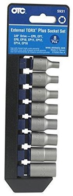 OTC OTC5931 5931 8-Piece External Torx Plus Socket Set