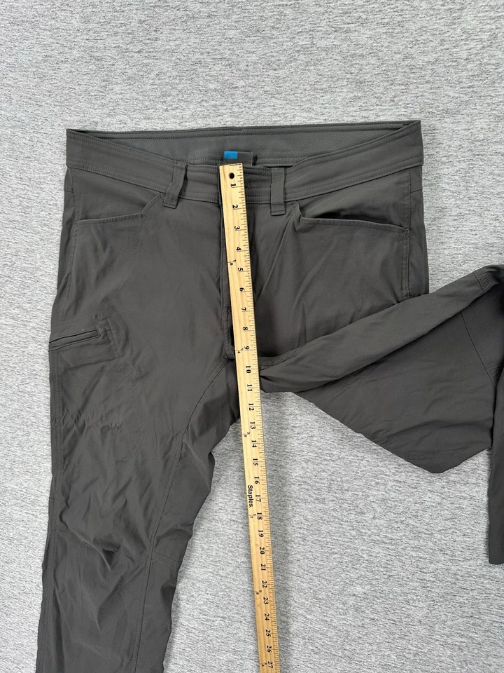 Брюки мужские Eddie Bauer 34x30 серые первое восхождение прямые эластичные для походов на открытом воздухе - Изображение 4 из 4