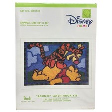 NEW Winnie the Pooh and Tigger Latch Hook Kit Bounce 20" x 30" Disney Caron