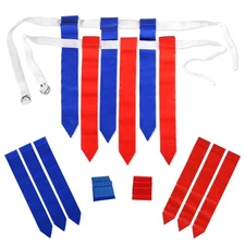 Trained Flag Football Set 12 Belts 36 Flags for Youth Kids, Adults, Sports Games