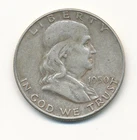 1950 D FRANKLIN SILVER HALF DOLLAR