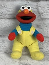 1996 Tyco 6" ELMO Sesame Street Plush Body Rubber Head Jim Henson