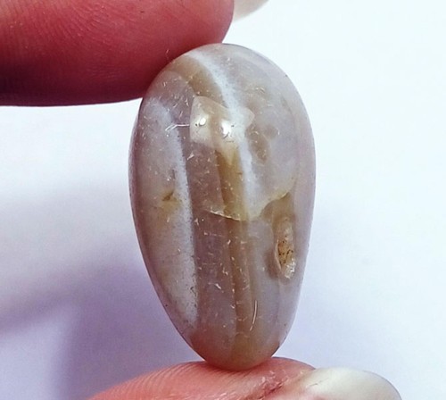 Loser Edelstein unbehandelter natürlicher Achat Cabochon 32,45 ct mit gratis Geschenk - Bild 2 von 7