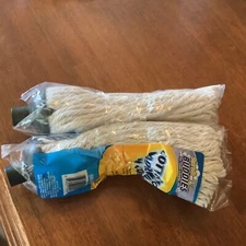 LOT OF 2 Scrub Buddies Cotton Mop Head Replacement Mop Head