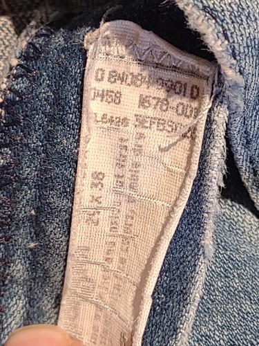 Herren Vintage Wrangler 13MWZDN Tan Label Seil Stil Logo 29 x 38 - Bild 4 von 8