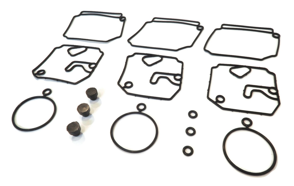 Carburetor Kit with Float Chamber Gasket for Yamaha 6H4-14984-00 