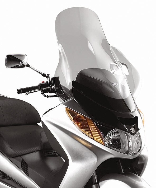 Pare-brise Kappa Suzuki Burgman idéal pour affronter le vent et la pluie lors de vos trajets urbains