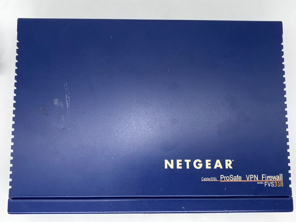 Firewall inalámbrico Gigabit 8 puertos NETGEAR VPN FVS318 ProSafe con fuente de alimentación Foto 2 de 4