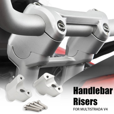 Handlebar Riser Lift Back Move Mount Lifter Aluminum For DUCATI Multistrada V4