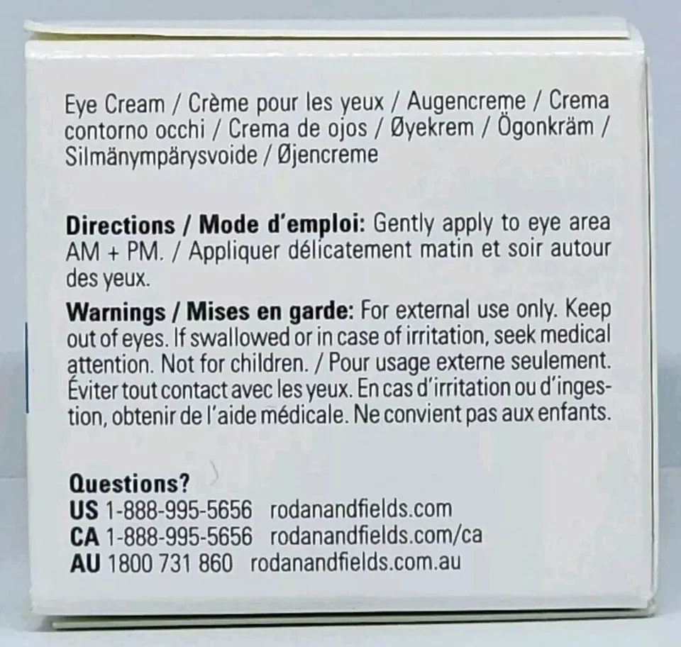 Rodan And F Redefine Multi-Function Eye Cream Full Size 0.5 oz 15 mL New - Image 2 of 4