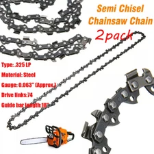 18'' Chainsaw Chain L74 .063" Gauge .325" Pitch for Stihl MS271 MS290 MS291 026
