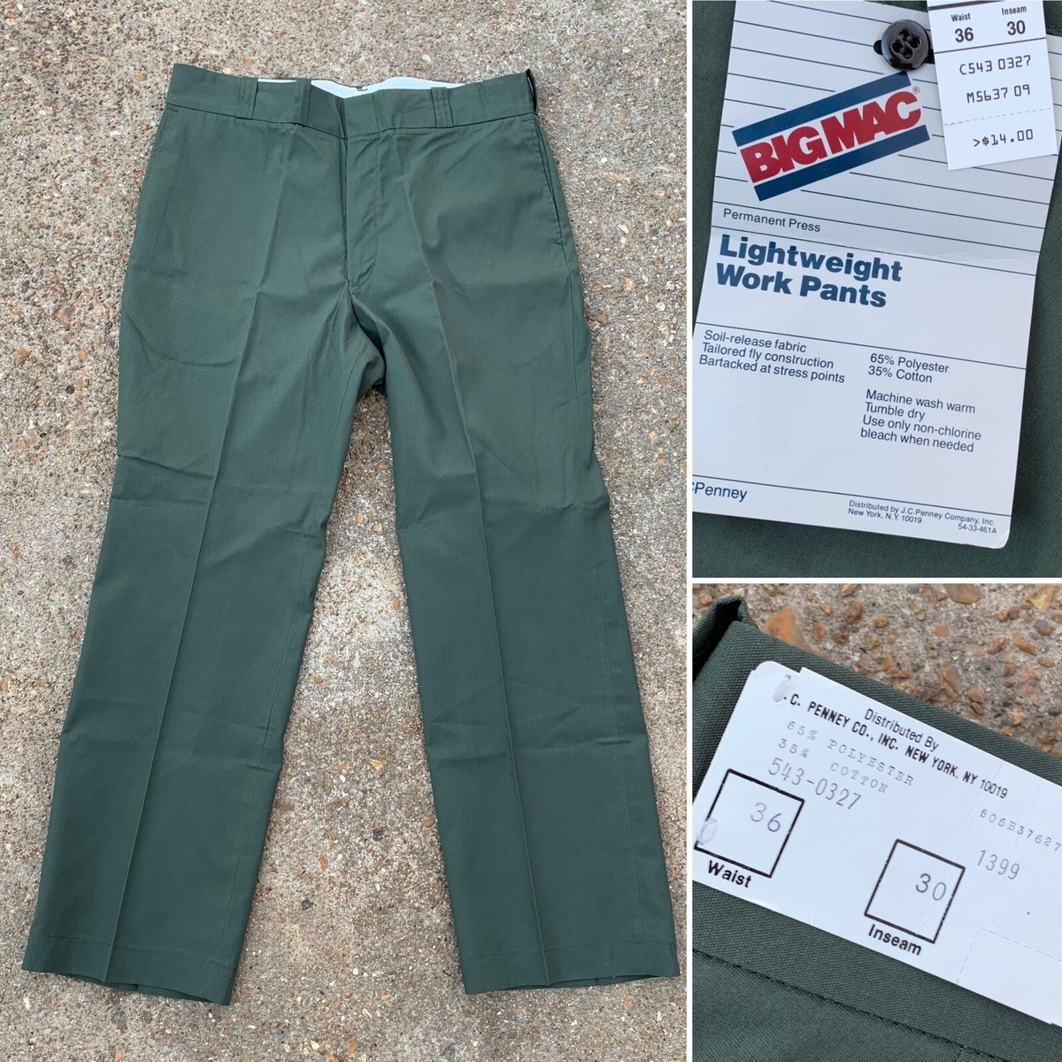 BIG MAC - NWT Vtg 1980s JC Penney Brown Workwear Work Skate BIG MAC - NWT Vtg 1980s JC Penney Brown Workwear Work Skate