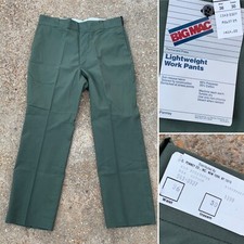 BIG MAC - NWT Vtg 1980s JC Penney Brown Workwear Work Skate Pants, Mens 36 x 30