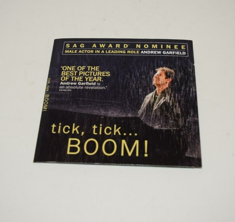 TICK TICK BOOM Netflix DVD FYC Andrew Garfield Lin Manuel Miranda