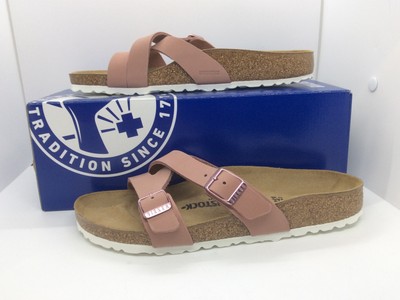 yao nubuck leather old rose