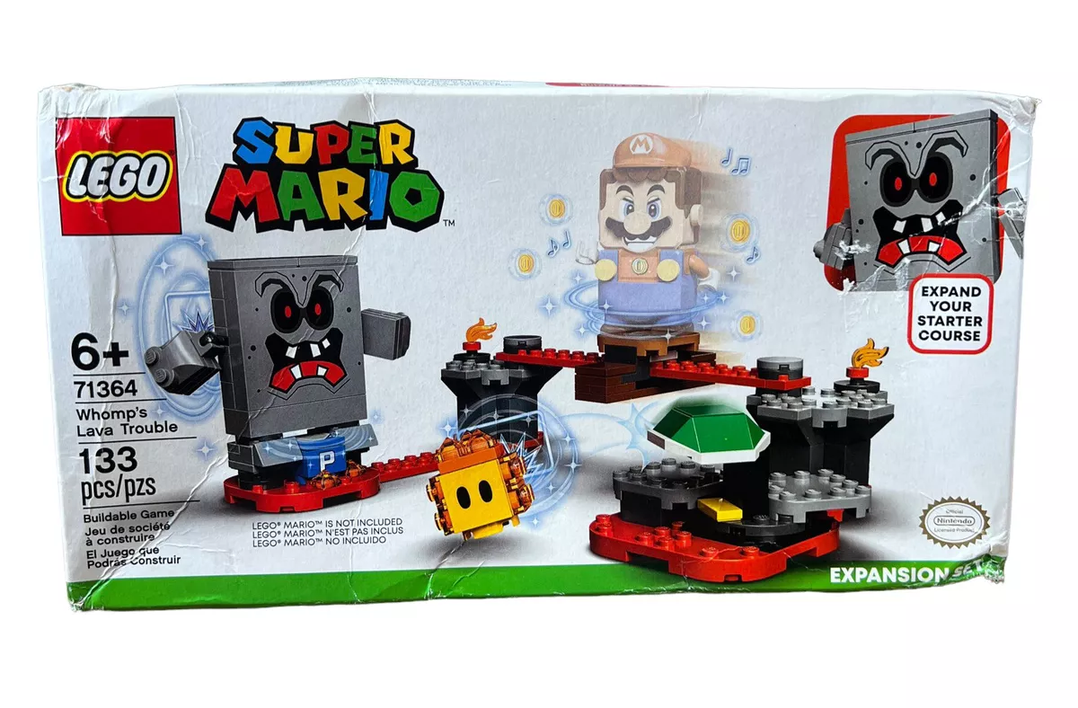 Lego super mario 2025 whomp's lava trouble
