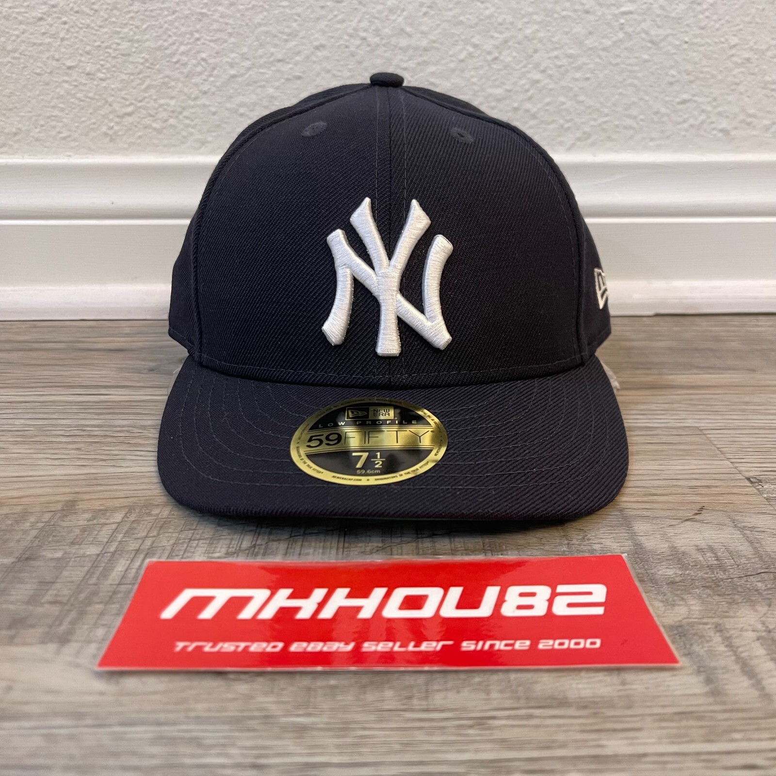 Kith x New Era New York Yankees Low Profile Cap 59Fifty Wool Size 7 1/2