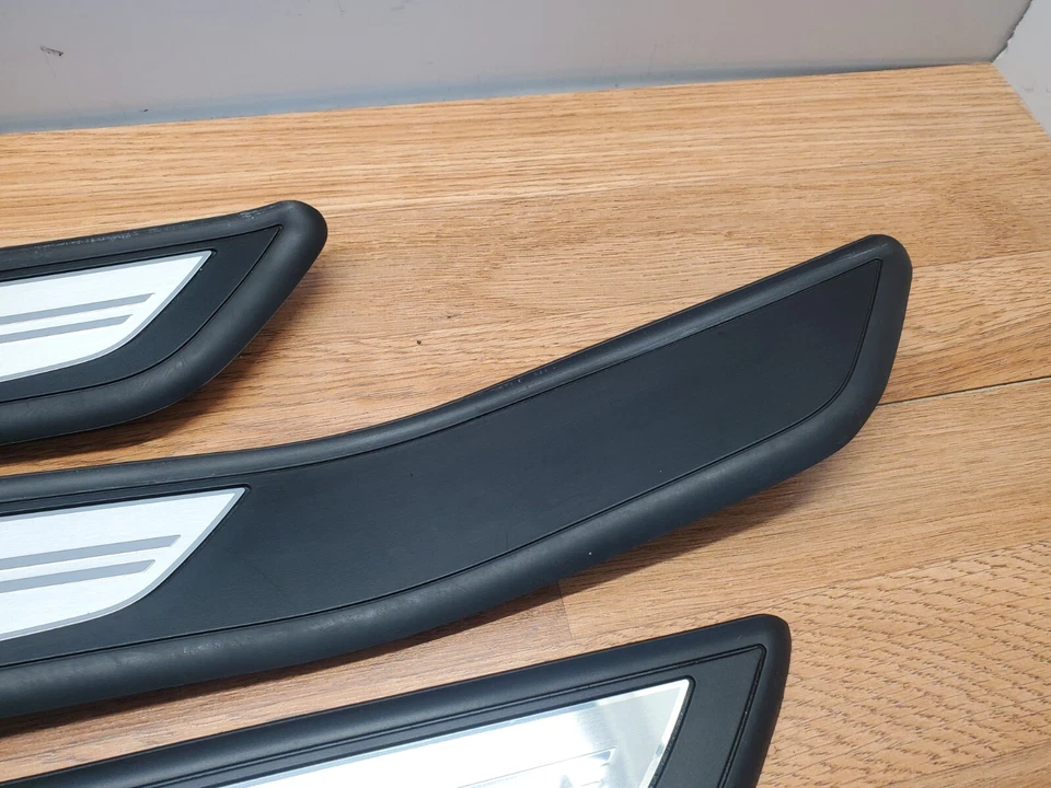 ✅ 11-15 OEM BMW F01 Alpina B7 placa de umbral de puerta moldura moldura juego iluminado Foto 4 de 4