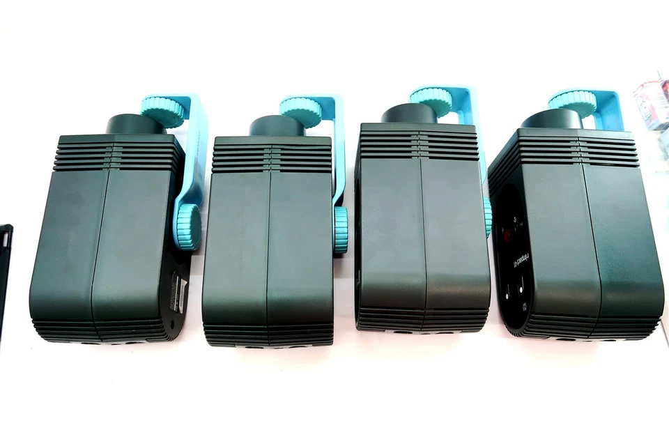 x4 Cabezales de Flash BRONCOLOR IMPACT 41 en Estuche Rígido con Accesorios Reflectores etc. Foto 4 de 4