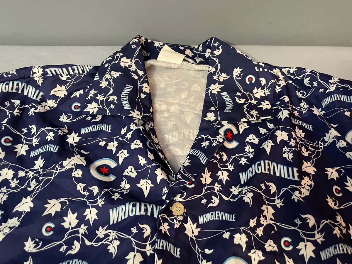 chicago cubs button down shirt