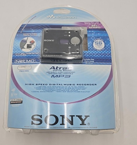 NEW 2003 Sony MZ-NE410 Net MD Walkman Recorder Iconic Retro Tech Nostalgia VTG - Bild 3 von 16