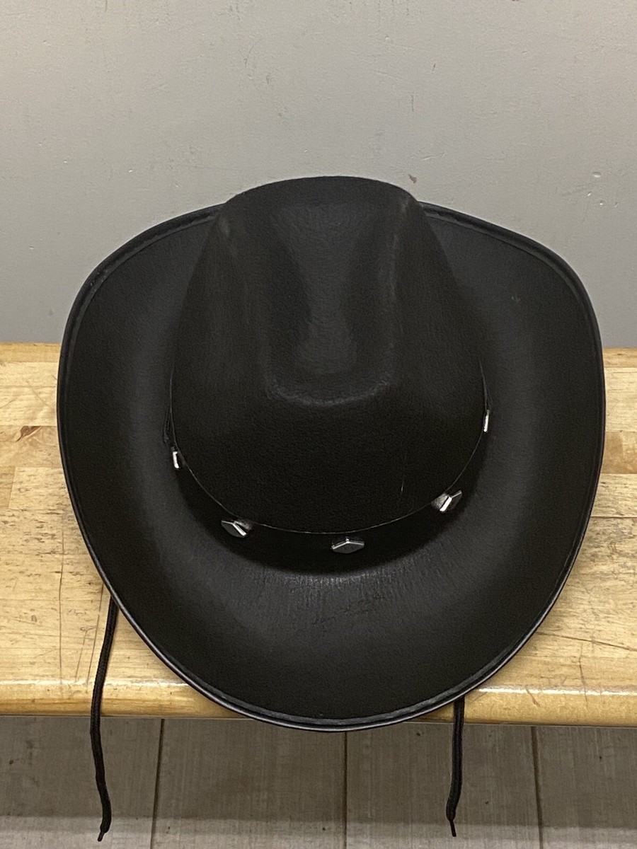 Felt Cowboy Hat for Men, Women and Teens, Western Hat (Black Green Sky main image 2