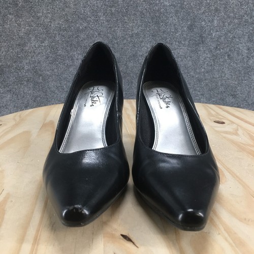 LifeStride Heels Womens 8.5M Klarissa Pump Black Faux Leather Pointed Toe Casual - Picture 7 of 17