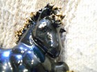 Horse Figurine Spagetti Horse Set of 2 Black & White  — photo 10