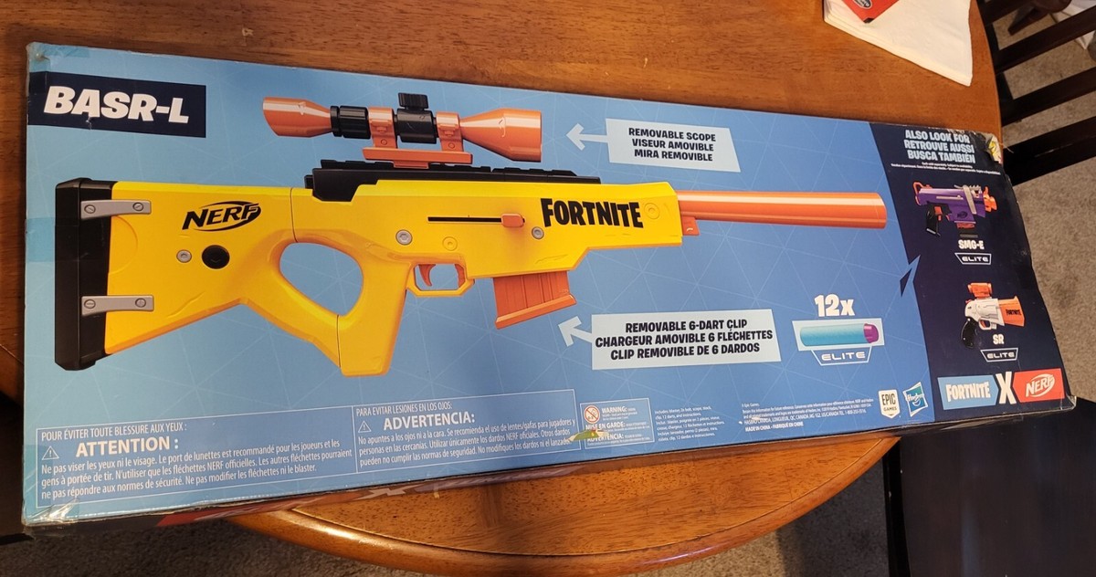 shingo1173　未使用　NERF FORTNITE BASR-L Amazon.co.jp: ハズブロ(HASBRO) ナーフ フォートナイト BASR-L