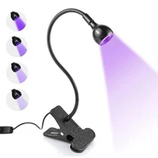 Portable LED Uv Lamp for Gel Nails Curing Lamp with Flexible Gooseneck