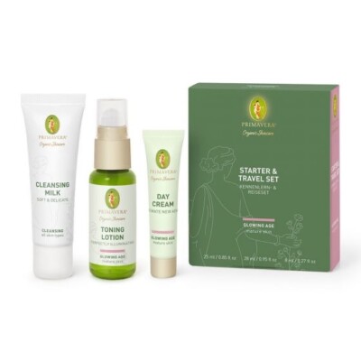 Primavera Starter und Travel Set Glowing Age Organic Skincare
