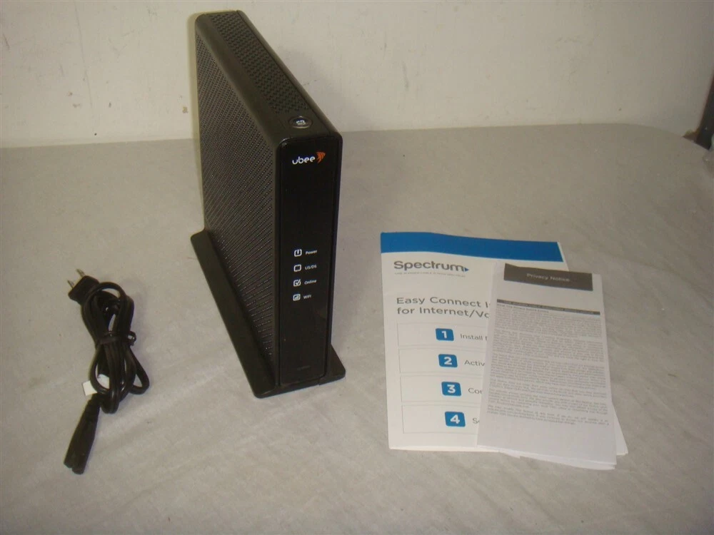 Charter Ubee Modem Lights Shelly Lighting