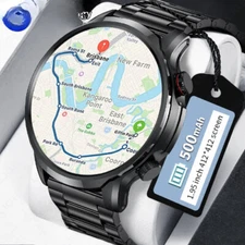 1.95”HD Extra Large Screen GPS Sports Heart Rate Bluetooth Call Smartwatches