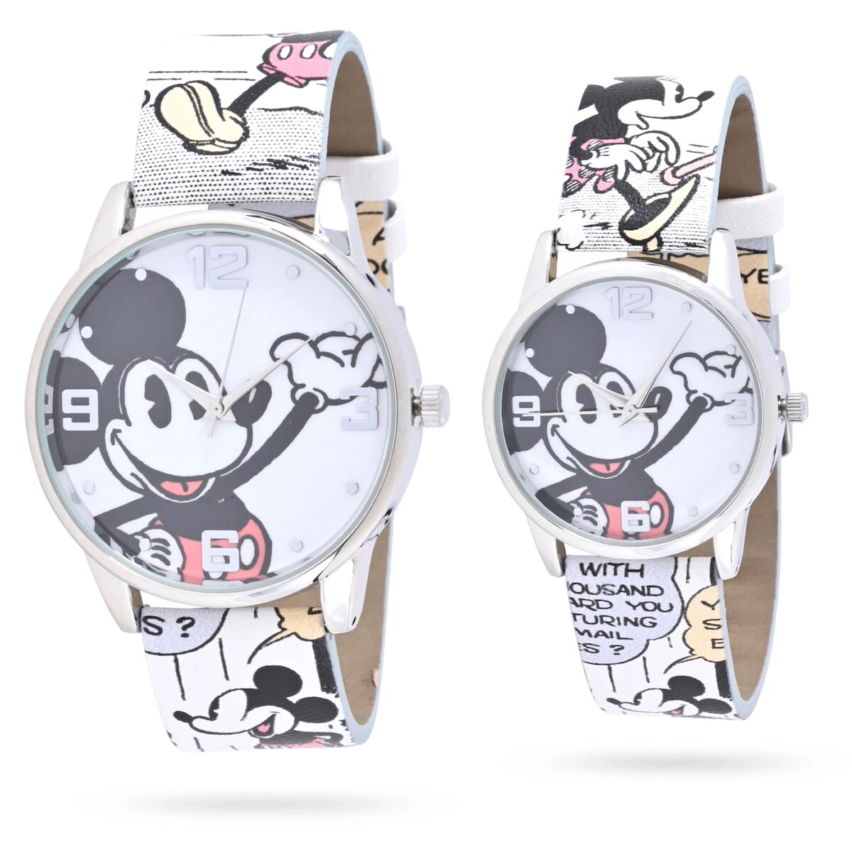 Mickey mouse his and hers watch set clearance