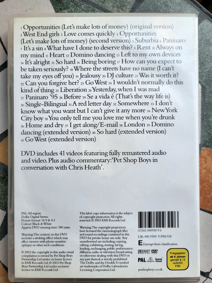 Pet Shop Boys - Signed DVD - Autographs by Neil Tennant & Chris Lowe, Autogramme - Bild 3 von 4