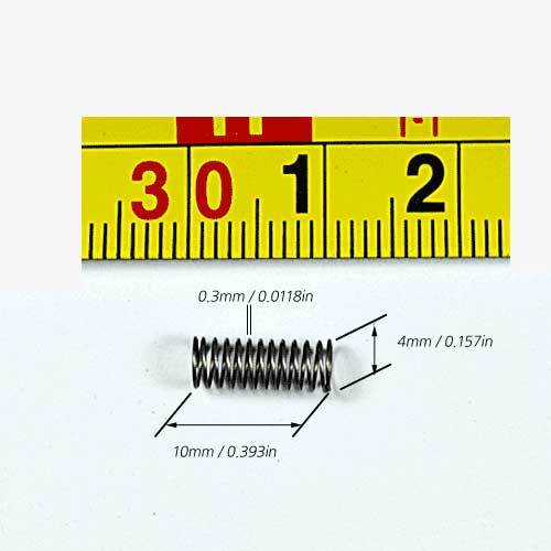 Compression Springs 100ea/SUS/0.0118"WD/0.157"OD/0.393"FL/YUHAN SPRING/Y620 - Picture 2 of 5