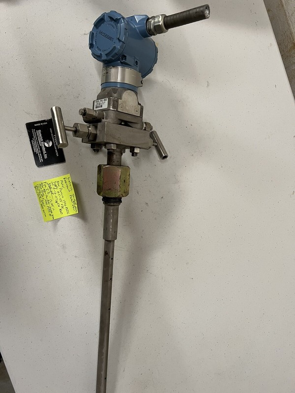 Rosemount 3051 Smart Pressure Transmitter With ProBar PBR-25 Flow Meter