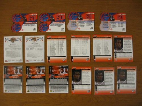 EMEKA OKAFOR 2004 Rookie Card Lot Upper Deck Topps Press Pass Inserts Parallels - Picture 5 of 5