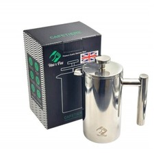 CAFETIERE STAINLESS STEEL 2/3/4/6/8 CUPS MINI FRENCH PRESS COFFEE MAKER METAL