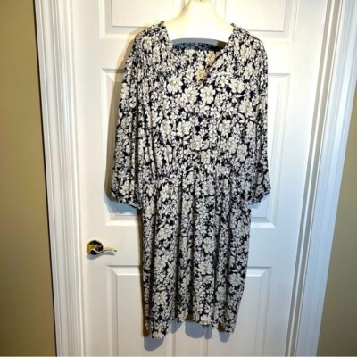 Molly & Isadora Three Quarter Sleeve Dress