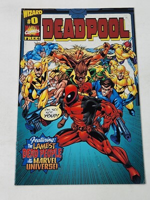 Deadpool 0 Wizard Press Marvel Comics You Only Die Twice 1998