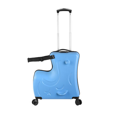 20'' Spinner Luggage Kids Ride-On Roll Suitcase Luggage Bags Wheeled Trolley Lugg