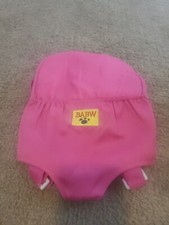 Build a Bear Pink Plush Stuffed Animal Carrier Backpack Doll Toy