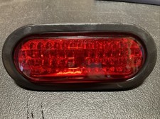 Oval Red Led Tail Light Turn Signal New Old Stock
