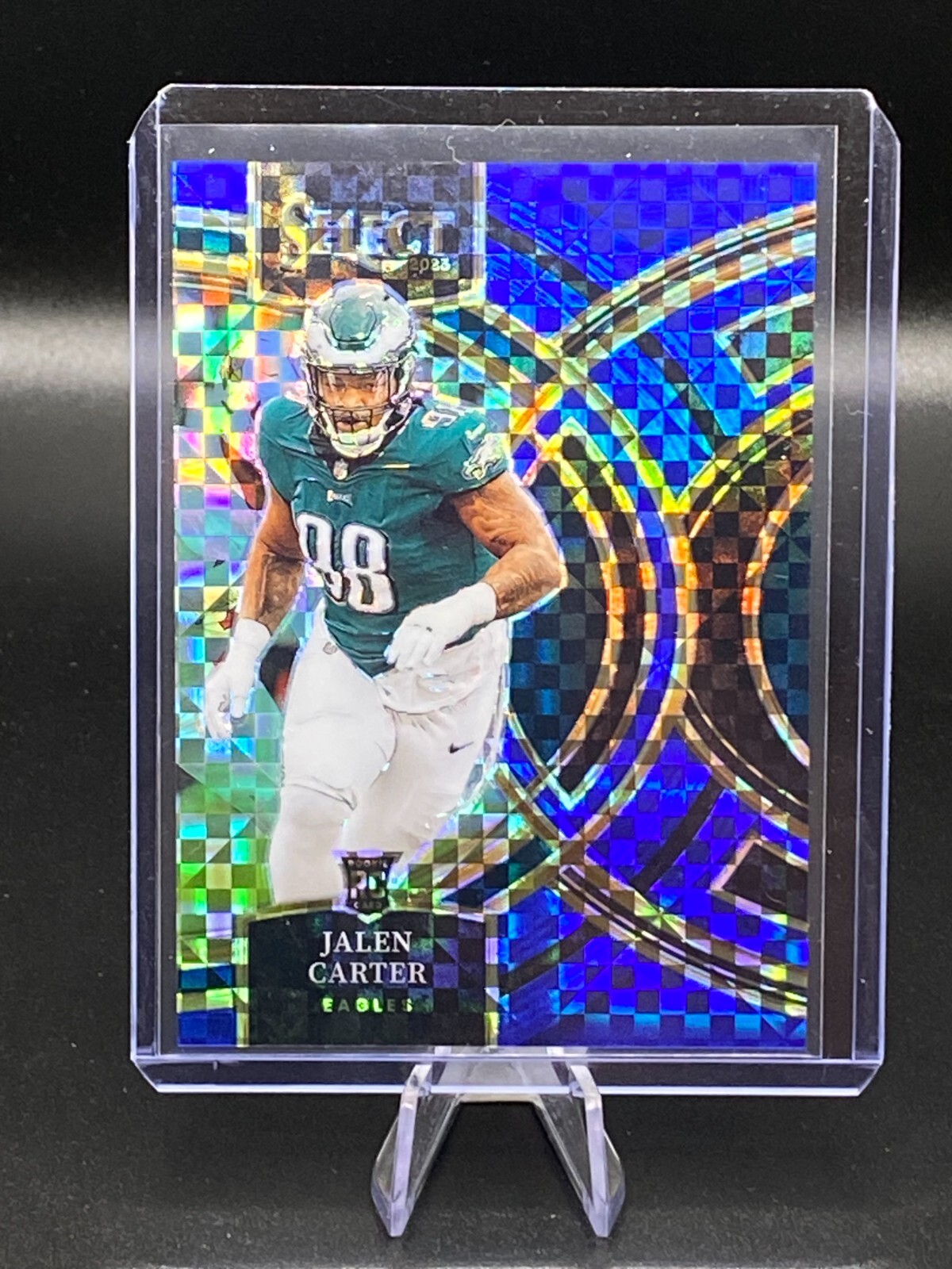 Jalen Carter #171 Premier Level Blue Prizm /149 - 2023 Panini Select - RC