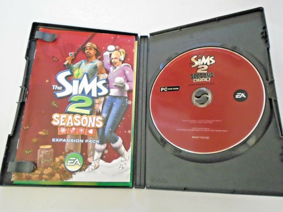 The Sims 2: Base Game with Expansion Lot Bundle 4 games PC CD Nightlife,  Seasons