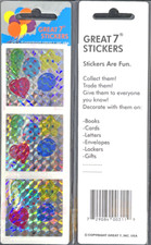 12 packages of Prismatic Balloon Stickers, Gr...