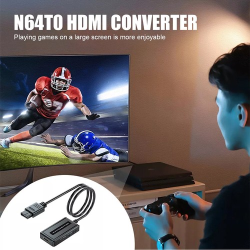 N64 To HDMI Adapter Converter HD TV Cable for Super SNES Nintendo N64 NGC - Picture 2 of 11